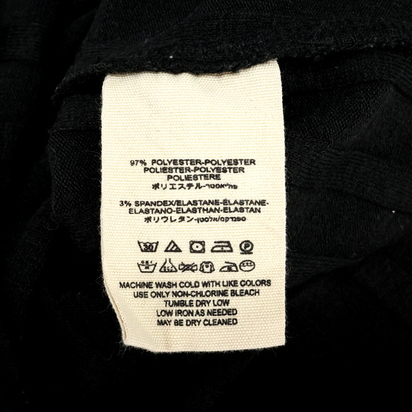 Free People Sweater Womens Medium Black Ribbed Knit Buttons Square Neck Y2K - Picture 15 of 15